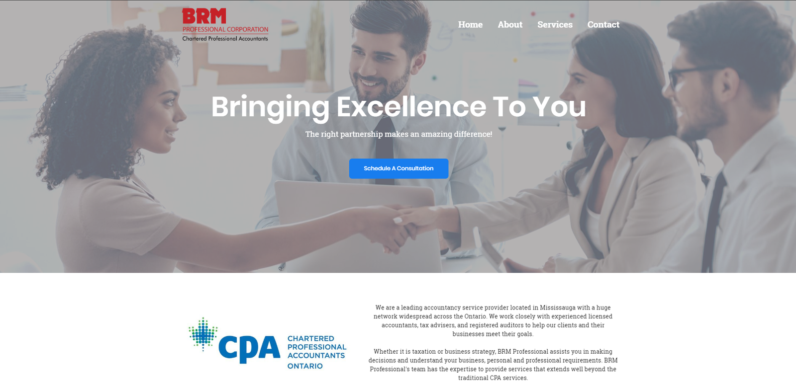 BRM Financials Website